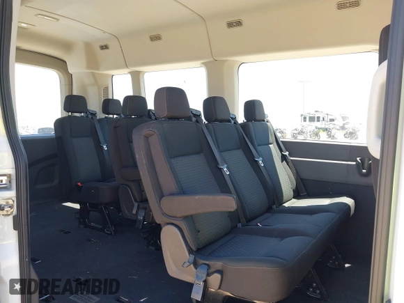 2022 Ford Transit Passenger XL with VIN 1FBAX2C83NKA19834, listed as a IAAI auction lot 42616998 with 49,880 mi miles and . Bid and sale history available at DreamBid. Image 8.