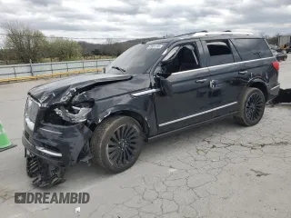 2021 Lincoln Navigator Reserve with VIN 5LMJJ2LT4MEL11287, listed as a Copart auction lot 49691195 with 43,523 mi miles and Salvage Title. Bid and sale history available at carsss.com. Image 1.