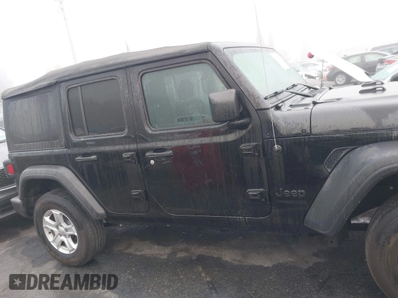 2022 Jeep Wrangler Unlimited Sport with VIN 1C4HJXDG1NW251565, listed as a IAAI auction lot 41163076 with 24,877 mi miles and . Bid and sale history available at DreamBid. Image 13.