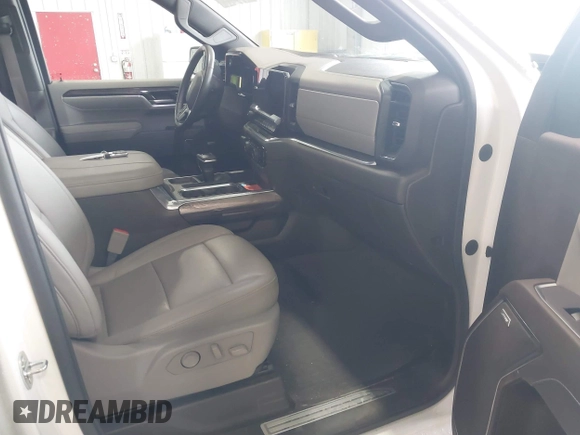 2023 Chevrolet Silverado 1500 LTZ with VIN 1GCUDGEDXPZ100414, listed as a IAAI auction lot 40005559 with 40,000 mi miles and . Bid and sale history available at DreamBid. Image 5.