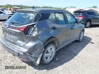 2023 Nissan Kicks S with VIN 3N1CP5BV7PL500767, listed as a IAAI auction lot 41912515 with 23,119 mi miles. Bid and sale history available at carsss.com. Image 4.