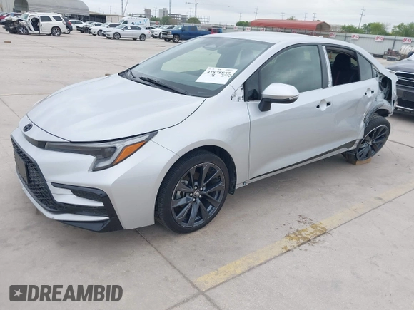 2023 Toyota Corolla SE with VIN JTDS4MCE0P3514662, listed as a IAAI auction lot 41878857 with 52,674 mi miles and . Bid and sale history available at DreamBid. Image 19.