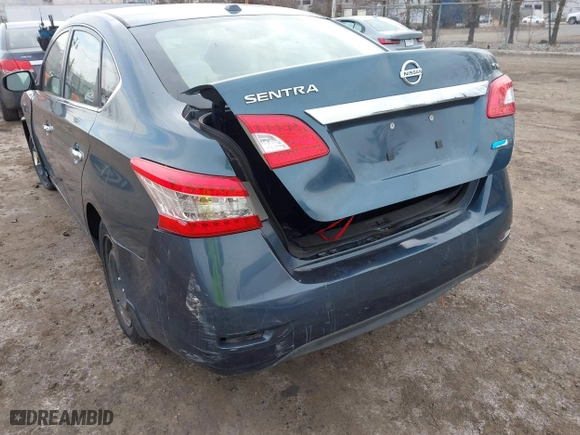 2014 Nissan Sentra SV with VIN 3N1AB7AP2EY305860, listed as a IAAI auction lot 41281860 with 123,412 mi miles. Bid and sale history available at carsss.com. Image 6.