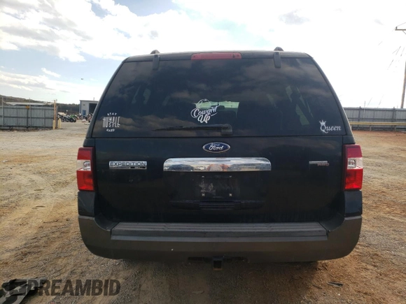 2007 Ford Expedition Max XLT with VIN 1FMFK16517LA80281, listed as a Copart auction lot 79677384 with 184,679 mi miles and Salvage title. Bid and sale history available at DreamBid. Image 6.
