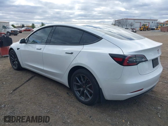 2023 Tesla Model 3 with VIN 5YJ3E1EA1PF384890, listed as a IAAI auction lot 40747791 with Not Provided miles and . Bid and sale history available at carsss.com. Image 3.