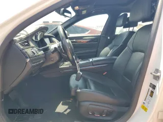 2014 BMW 7 Series 740Li with VIN WBAYE4C59ED137938, listed as a Copart auction lot 55281005 with 146,659 mi miles and Salvage Title. Bid and sale history available at carsss.com. Image 7.