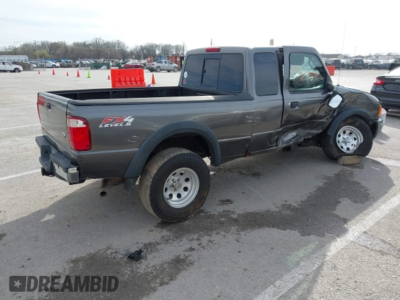 2004 Ford Ranger XL Fleet with VIN 1FTZR45E44PA98410, listed as a IAAI auction lot 41813636 with 248,007 mi miles. Bid and sale history available at carsss.com. Image 4.