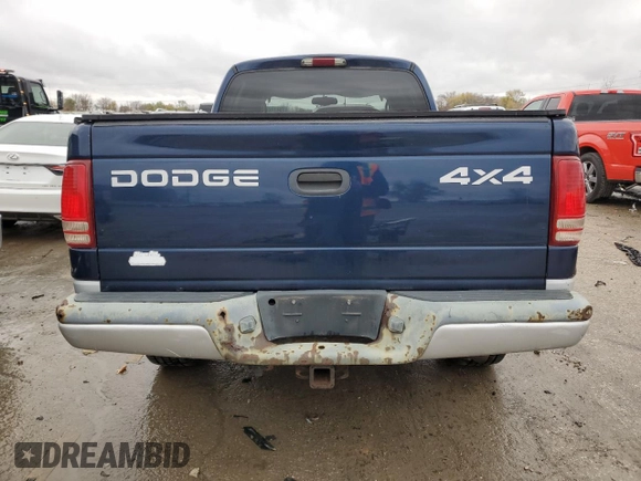 2002 Dodge Dakota SLT with VIN 1B7HG48N82S634394, listed as a Copart auction lot 78215234 with 121,283 mi miles and Clean Title. Bid and sale history available at carsss.com. Image 6.