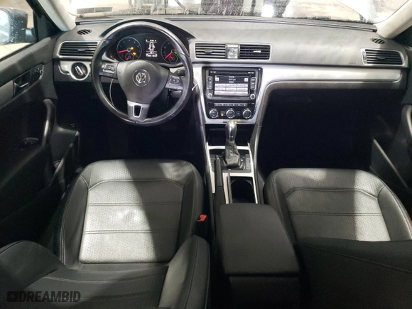 2012 Volkswagen Passat SE with VIN 1VWBP7A37CC006674, listed as a Copart auction lot 50501215 with 118,886 mi miles and Salvage Title. Bid and sale history available at carsss.com. Image 8.