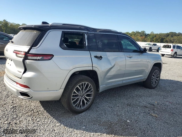 2023 Jeep Grand Cherokee L Summit with VIN 1C4RJKET3P8808521, listed as a Copart auction lot 74597384 with 18,525 mi miles and Non Repairable. Bid and sale history available at carsss.com. Image 3.