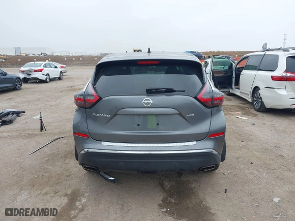 2022 Nissan Murano S with VIN 5N1AZ2AS5NC110033, listed as a IAAI auction lot 41503318 with 55,733 mi miles. Bid and sale history available at carsss.com. Image 17.