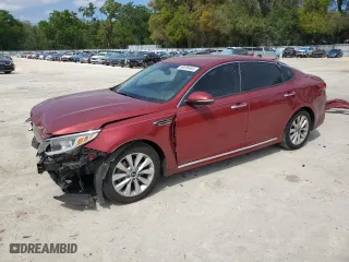 2018 Kia Optima S with VIN 5XXGT4L34JG187410, listed as a Copart auction lot 50208465 with 145,632 mi miles and Salvage Title. Bid and sale history available at carsss.com. Image 1.
