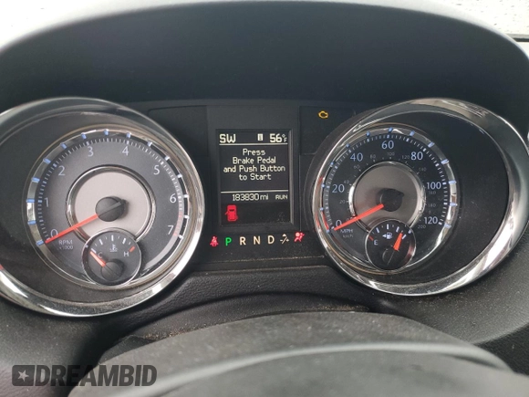 2014 Chrysler Town & Country Limited with VIN 2C4RC1GG8ER317917, listed as a Copart auction lot 80584314 with 183,830 mi miles and Salvage Title. Bid and sale history available at DreamBid. Image 9.