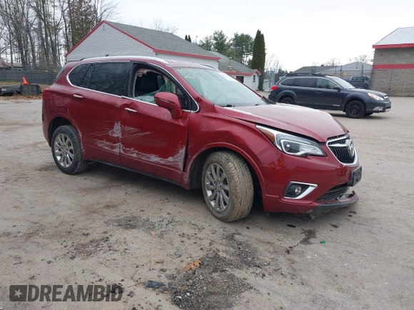 2019 Buick Envision Essence with VIN LRBFX2SA3KD042082, listed as a IAAI auction lot 40952651 with 43,998 mi miles and . Bid and sale history available at carsss.com. Image 1.