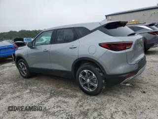 2025 Chevrolet Blazer LT z VIN 3GNKBCR44SS141747, wystawiony jako Copart lot #58720325 z przebiegiem 17 279 mil mil oraz Czysty tytuł • Clean title. Historia ofert i sprzedaży dostępna na DreamBid. Obrazek 2.