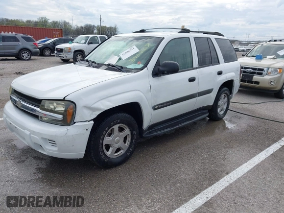 2003 Chevrolet TrailBlazer LS with VIN 1GNDT13S532343267, listed as a IAAI auction lot 41898734 with 237,267 mi miles and . Bid and sale history available at DreamBid. Image 2.