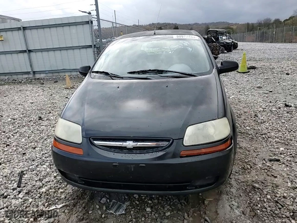 2005 Chevrolet Aveo LS with VIN KL1TD62695B359372, listed as a Copart auction lot 80977444 with 207,329 mi miles and Salvage Title. Bid and sale history available at carsss.com. Image 12.
