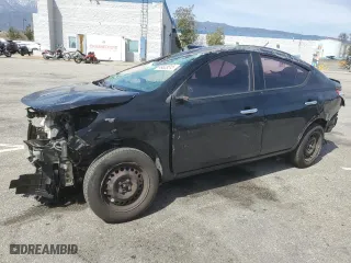 2015 Nissan Versa SV with VIN 3N1CN7AP6FL832850, listed as a Copart auction lot 49825815 with 126,304 mi miles and Salvage Title. Bid and sale history available at carsss.com. Image 1.