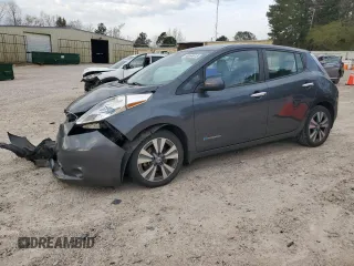 2013 Nissan LEAF SL with VIN 1N4AZ0CP2DC412966, listed as a Copart auction lot 50064615 with 115,470 mi miles and Salvage Title. Bid and sale history available at carsss.com. Image 1.