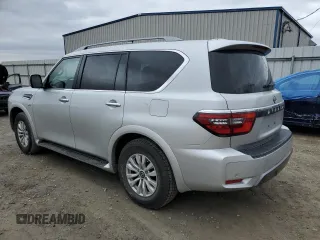 2021 Nissan Armada SV with VIN JN8AY2AC7M9146547, listed as a Copart auction lot 45408433 with 57,350 mi miles. Bid and sale history available at carsss.com. Image 2.