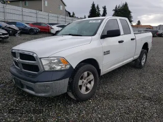2018 Ram 1500 Express with VIN 1C6RR7FG2JS167726, listed as a Copart auction lot 51277085 with 156,195 mi miles and Salvage title. Bid and sale history available at DreamBid. Image 1.