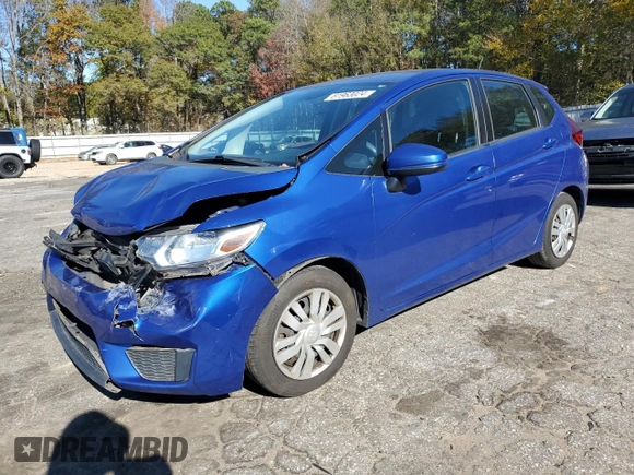 2015 Honda Fit LX with VIN 3HGGK5G52FM726053, listed as a Copart auction lot 81963024 with 182,442 mi miles and Salvage title. Bid and sale history available at DreamBid. Image 1.