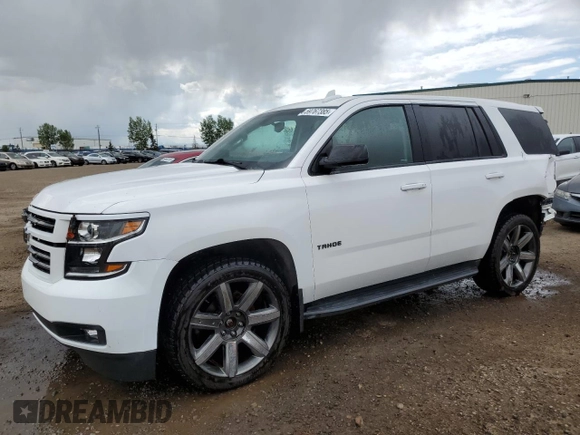 2016 Chevrolet Tahoe Commercial with VIN 1GNSKFEC9GR254893, listed as a Copart auction lot 59767385 with 90,074 mi miles and Salvage title. Bid and sale history available at DreamBid. Image 1.