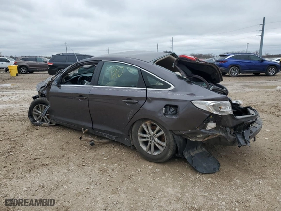 2017 Hyundai Sonata 2.4L with VIN 5NPE24AF5HH474177, listed as a Copart auction lot 44750365 with 0 mi miles and Salvage Title. Bid and sale history available at carsss.com. Image 2.