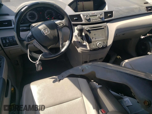2014 Honda Odyssey EX-L with VIN 5FNRL5H6XEB103245, listed as a Copart auction lot 52554495 with 228,175 mi miles and Salvage Title. Bid and sale history available at DreamBid. Image 8.