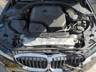 2019 BMW 3 Series 330i with VIN WBA5R1C51KFH15569, listed as a Copart auction lot 49515335 with 0 mi miles and Salvage Title. Bid and sale history available at carsss.com. Image 12.
