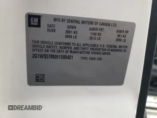 2009 Chevrolet Impala Police Police z VIN 2G1WS57M091308421, wystawiony jako Copart lot #78063364 z przebiegiem 109 997 mil mil oraz Nie do naprawy. Historia ofert i sprzedaży dostępna na DreamBid. Obrazek 12.