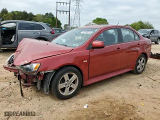 2013 Mitsubishi Lancer SE with VIN JA32V2FW2DU022922, listed as a Copart auction lot 52535815 with 147,865 mi miles and Salvage Title. Bid and sale history available at carsss.com. Image 1.