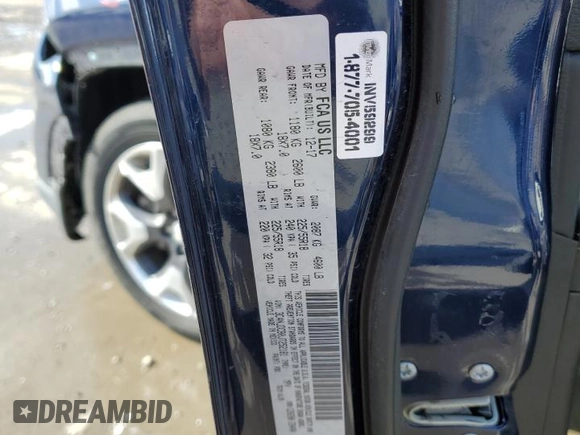 2018 Jeep Compass Limited with VIN 3C4NJDCB0JT252181, listed as a Copart auction lot 48084125 with 103,941 mi miles and Salvage Title. Bid and sale history available at carsss.com. Image 14.