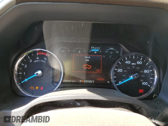 2018 Ford Super Duty F-250 SRW XL with VIN 1FT7W2BTXJEB60116, listed as a Copart auction lot 45531455 with 126,307 mi miles and Salvage Title. Bid and sale history available at carsss.com. Image 9.