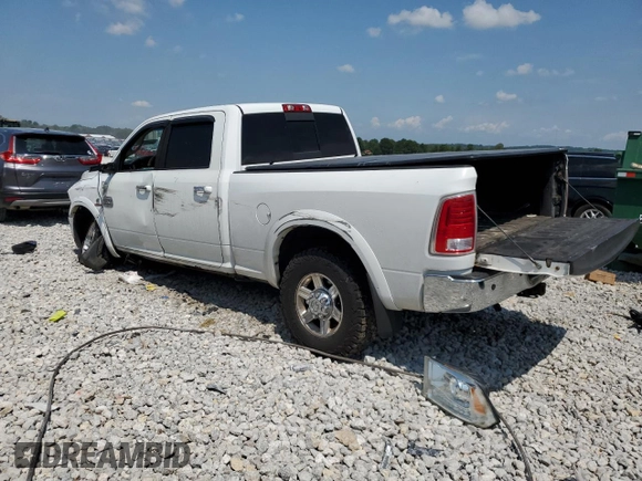 2013 Ram 2500 Laramie Longhorn с VIN 3C6UR5GL3DG517046, выставлен на аукционе Copart как лот 65398414 с пробегом 155 218 миль миль и Чистый • Clean title. История ставок и продаж доступна на DreamBid. Изображение 2.