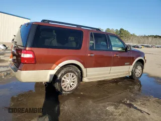 2008 Ford Expedition EL Eddie Bauer with VIN 1FMFK17558LA51642, listed as a Copart auction lot 43471465 with 0 mi miles and Salvage Title. Bid and sale history available at carsss.com. Image 3.