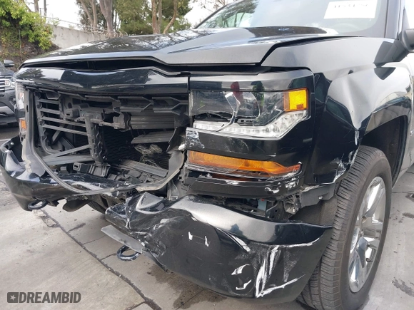 2018 Chevrolet Silverado 1500 Custom with VIN 1GCRCPEC0JZ321723, listed as a IAAI auction lot 41534756 with 44,224 mi miles. Bid and sale history available at carsss.com. Image 6.