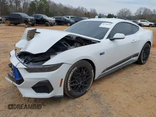 2024 Ford Mustang GT with VIN 1FA6P8CF1R5428590, listed as a IAAI auction lot 41791699 with 9,728 mi miles. Bid and sale history available at carsss.com. Image 22.
