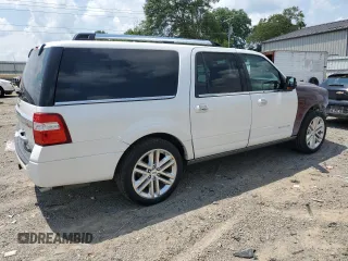 2017 Ford Expedition Max Platinum z VIN 1FMJK1MT5HEA13460, wystawiony jako Copart lot #62346735 z przebiegiem 130 720 mil mil oraz Szkoda całkowita • Salvage title. Historia ofert i sprzedaży dostępna na DreamBid. Obrazek 3.