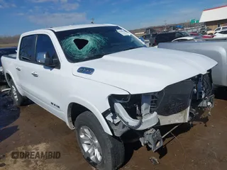 2022 Ram 1500 Laramie with VIN 1C6SRFJT4NN248408, listed as a IAAI auction lot 41630016 with 79,459 mi miles and . Bid and sale history available at DreamBid. Image 1.