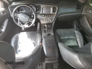 2013 Kia Optima SX with VIN 5XXGR4A60DG205952, listed as a Copart auction lot 63803755 with 177,008 mi miles and Salvage title. Bid and sale history available at DreamBid. Image 8.