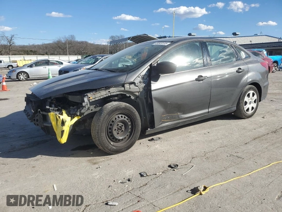 2018 Ford Focus S with VIN 1FADP3E28JL275212, listed as a Copart auction lot 46849135 with 212,549 mi miles and Salvage Title. Bid and sale history available at carsss.com. Image 1.