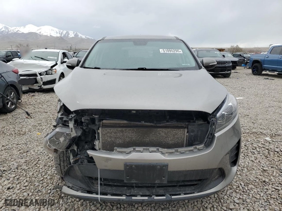 2019 Kia Sorento LX V6 with VIN 5XYPGDA52KG490241, listed as a Copart auction lot 51095295 with 87,620 mi miles and Salvage Title. Bid and sale history available at carsss.com. Image 5.