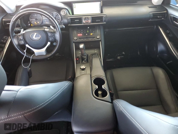 2020 Lexus IS 300 with VIN JTHDA1D27L5108881, listed as a Copart auction lot 46717135 with 41,560 mi miles and Salvage title. Bid and sale history available at DreamBid. Image 8.