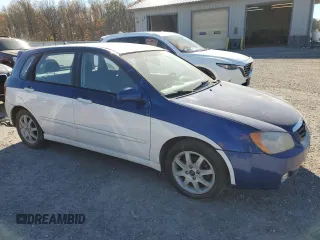 2005 Kia Spectra with VIN KNAFE161055128005, listed as a Copart auction lot 78646104 with Not Provided miles and Clean Title. Bid and sale history available at carsss.com. Image 4.