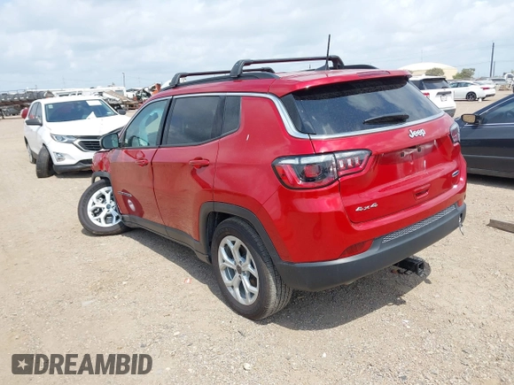 2025 Jeep Compass Latitude с VIN 3C4NJDBN8ST515983, выставлен на аукционе IAAI как лот 42172656 с пробегом 2 836 миль миль и . История ставок и продаж доступна на DreamBid. Изображение 3.