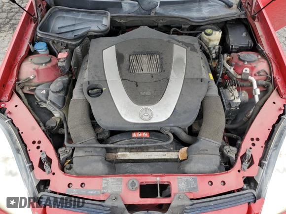 2007 Mercedes-Benz SLK 280 with VIN WDBWK54F17F147708, listed as a Copart auction lot 55885305 with 164,934 mi miles and Clean Title. Bid and sale history available at DreamBid. Image 11.