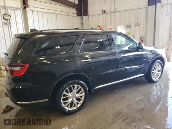 2014 Dodge Durango Citadel with VIN 1C4RDJEG0EC375013, listed as a Copart auction lot 44381125 with 214,532 mi miles and Clean title. Bid and sale history available at DreamBid. Image 3.