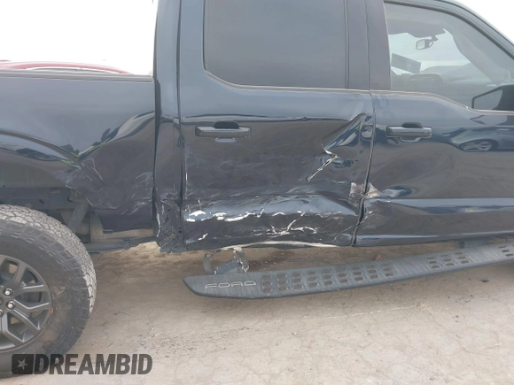 2023 Ford F-150 XL with VIN 1FTEW1E87PFB33760, listed as a IAAI auction lot 40964113 with 18,968 mi miles. Bid and sale history available at carsss.com. Image 6.