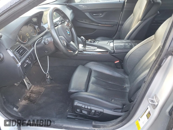 2016 BMW 6 Series 640i with VIN WBA6D0C53GD927810, listed as a Copart auction lot 63524364 with 53,118 mi miles and Salvage Title. Bid and sale history available at carsss.com. Image 7.